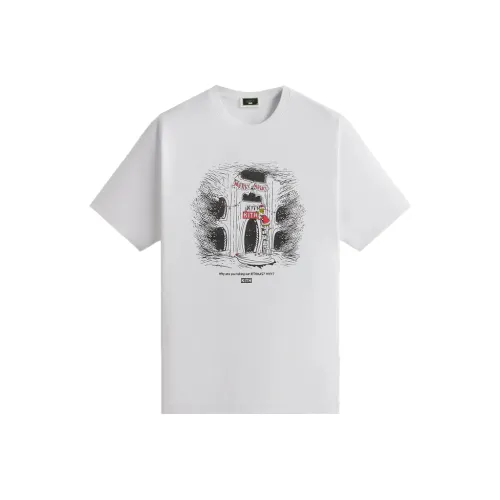 KITH Monday Program Collection FW24 For The Grinch Sign Винтаж T Рубашка Мужская Белая