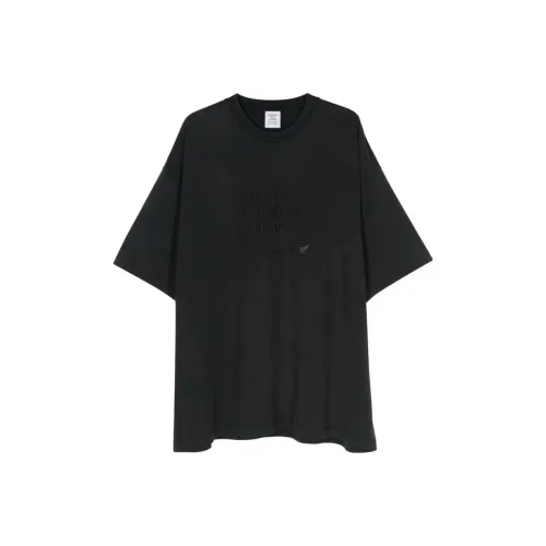 Vetements Черные Мужские T-Рубашки