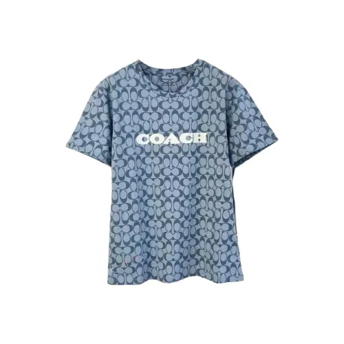 COACH Синий Мужской T-Рубашки