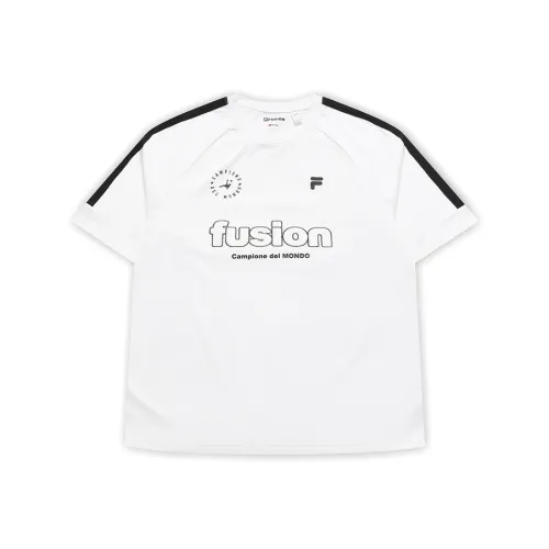 FILA FUSION INLINE Белая Унисекс Футболка
