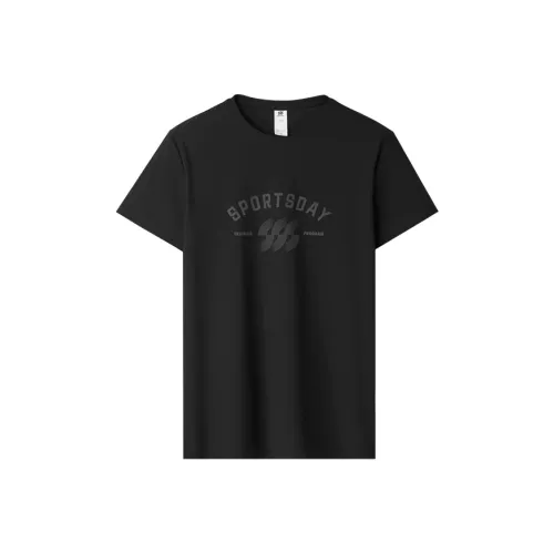 HLA Темно-синие 6K Мужские T-рубашки