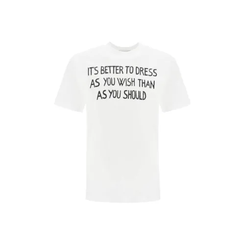 MOSCHINO Белая Мужская T-Рубашка