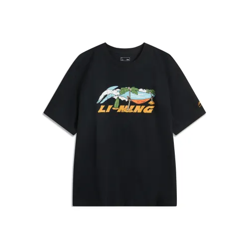 LINING Sports Life Collection Рубашка Мужская Черная Летняя