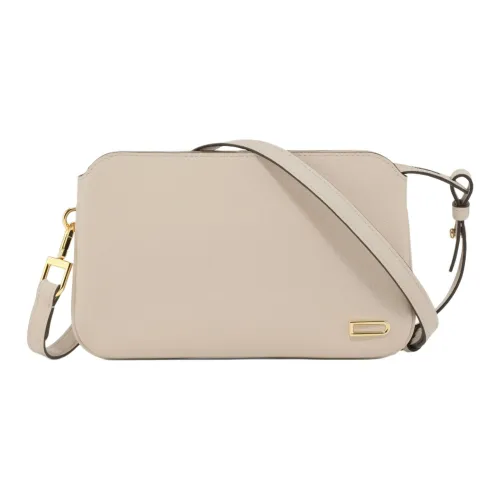 Delvau с текстурой Телячья кожа Ручная Сумка на плечо Маленькая Мужская Бежевая