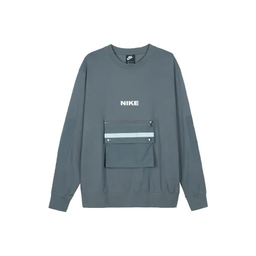 Nike Серый Мужской Свитшот