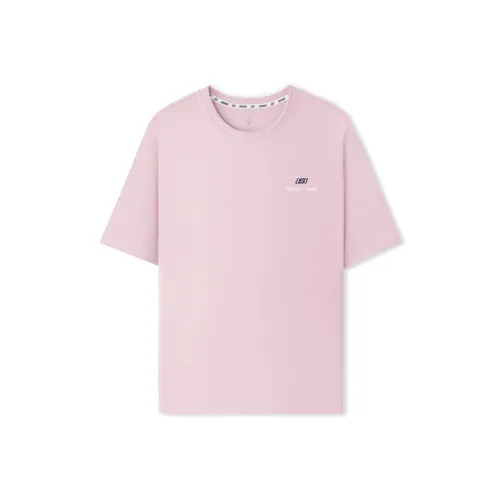 Skechers T-Shirt Унисекс Серый Розовый