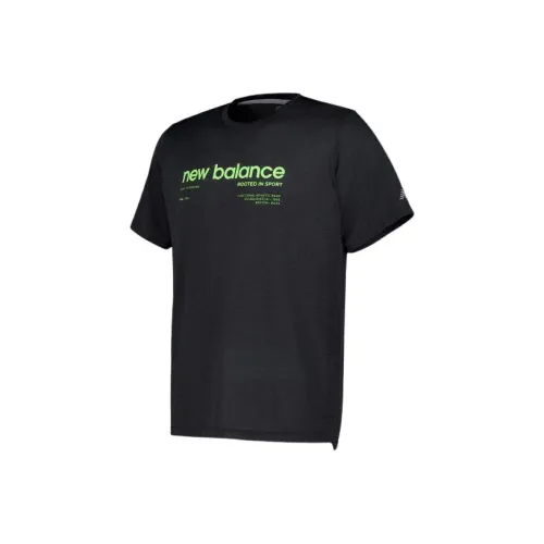 New Balance совместная футболка T Мужская Черная