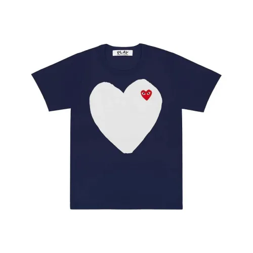CDG Play T-Shirt Унисекс Морской Синий