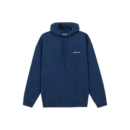 Balenciaga Морской Синий Мужские Свитшоты