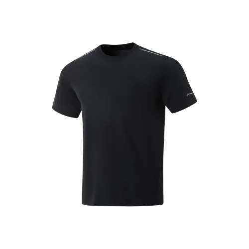 LINING Cool Tea T Рубашка Мужская Черная