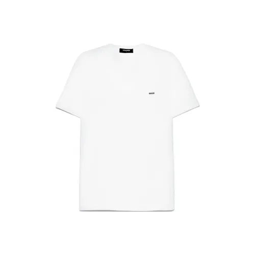 DSQUARED 2 Белый Мужской T-Рубашки