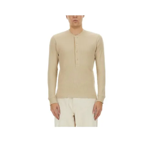 TOM FORD Крем Мужские T-рубашки