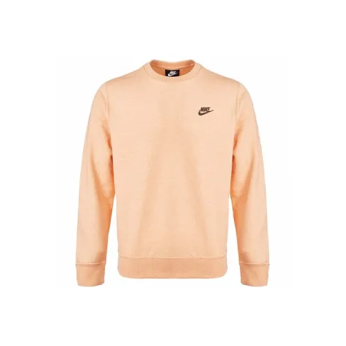 Nike Абрикос Розовый Мужские Толстовки