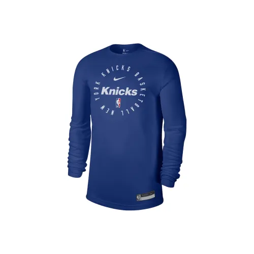 Nike x NBA New York Knicks T-Shirt Мужской Синий