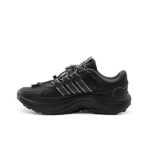 Adidas ROAM WANDER Амортизаторы Slip-resistant устойчивые к истиранию дышащий низкий топ походная обувь унисекс черный
