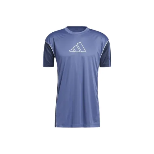 adidas Clothing Синий Мужской T-Рубашки