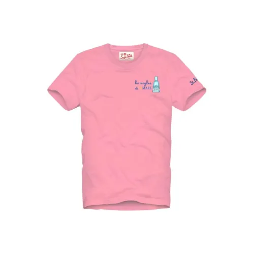 MC2 Saint Barth Розовые Мужские T-рубашки