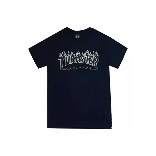 Thrasher T-Shirt Унисекс Морской Синий