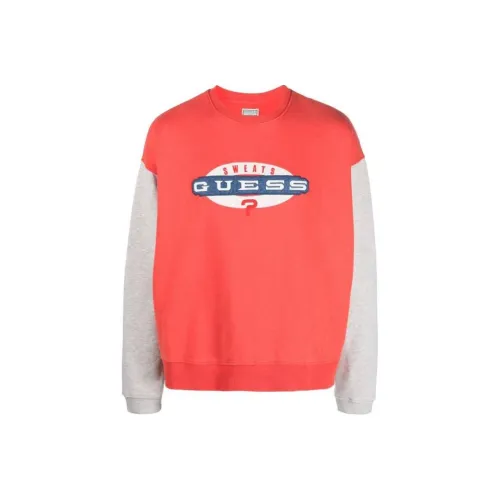 GUESS Мужские Свитшоты Оранжевые