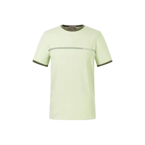 Corneliani Зеленые Мужские T-рубашки