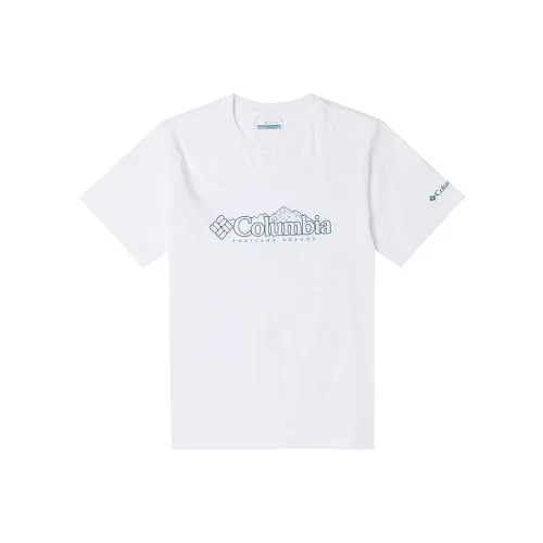 Columbia Белая Мужская T-Рубашка
