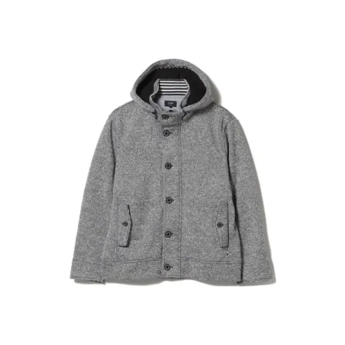 BEAMS Серый Мужской Свитшот