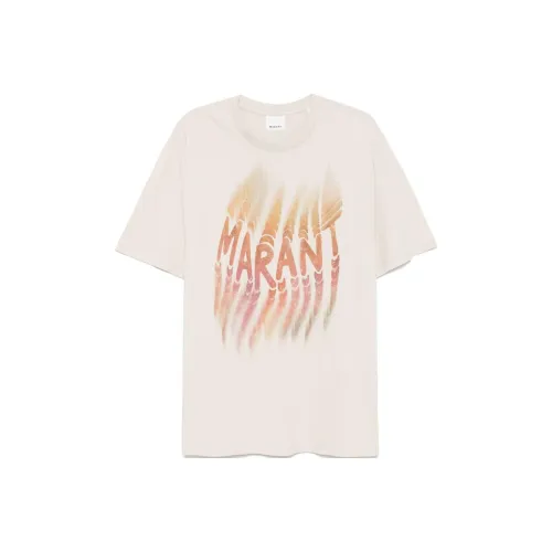 ISABEL MARANT Экрю Мужская T-рубашка
