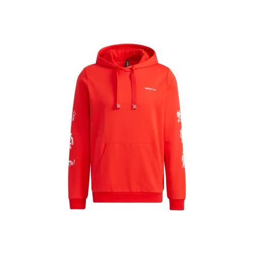 ADIDAS NEO Red Men's Hoodies