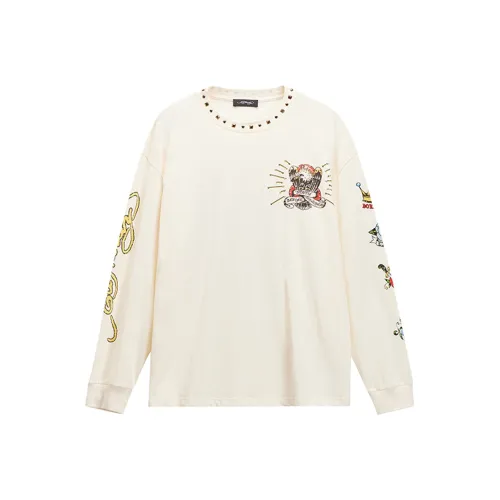 Ed Hardy Толстовка Мужская Айвори Белый