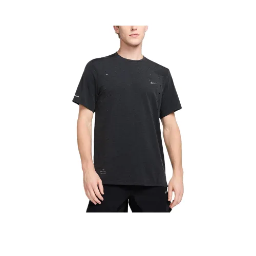 nike Dri Fit ADV T Рубашка Мужская Черная Темно-Серая
