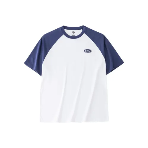 ANTA T Рубашка Мужская Белая Снежинка Тонированный Серый Синий