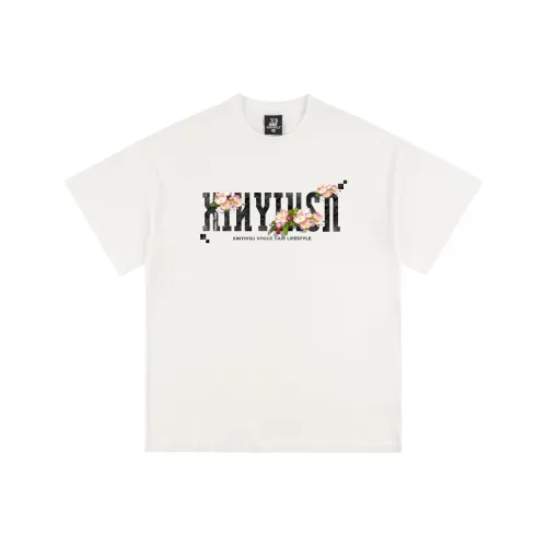 XINYINSU BLOOM x STREET SS25 T-Shirt Унисекс Белый