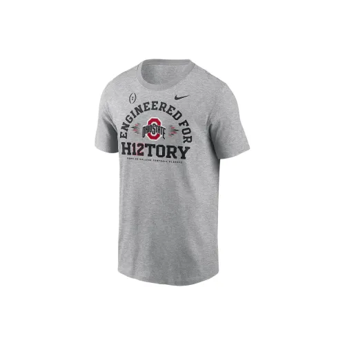 Nike College FW24 Ohio State Buckeyes 2025 Football Playoff Bound Engineered T-Shirt Мужская Серый Heather