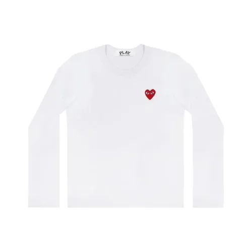 CDG Play Белая Унисекс Футболка