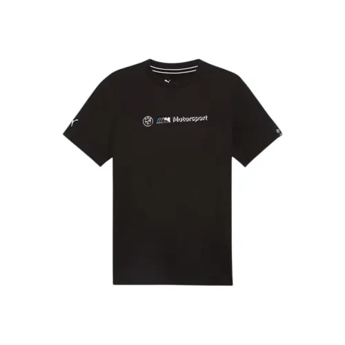PUMA BMW M Motorsport SS24 T Рубашка Мужская Черная