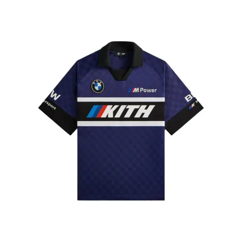 KITH x BMW рубашка мужская фиолетовая ткань