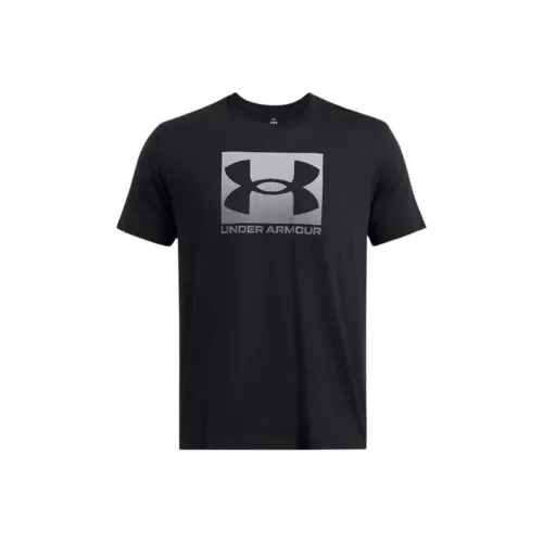 Under Armour Boxed T-Shirt Мужская Черная Графитовая