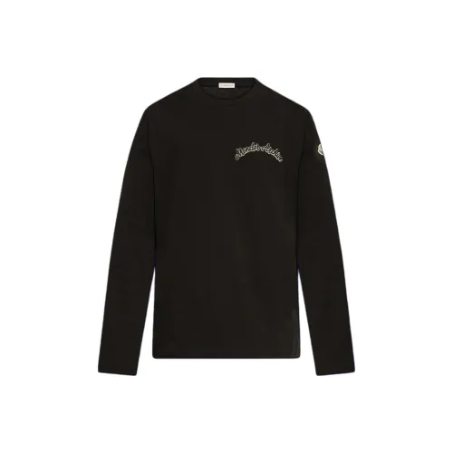 MONCLER Мужские черные T-рубашки