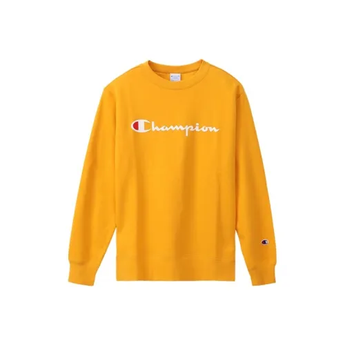 Champion Свитшот Японская версия Унисекс Желтый