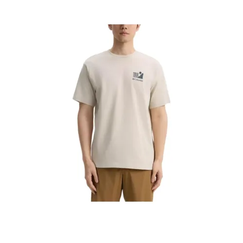 Columbia совместный бренд Explorers Canyon T-рубашка мужская абрикосовая