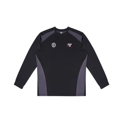 BKCXZICE T-Shirt Унисекс Черный Темно-Серый