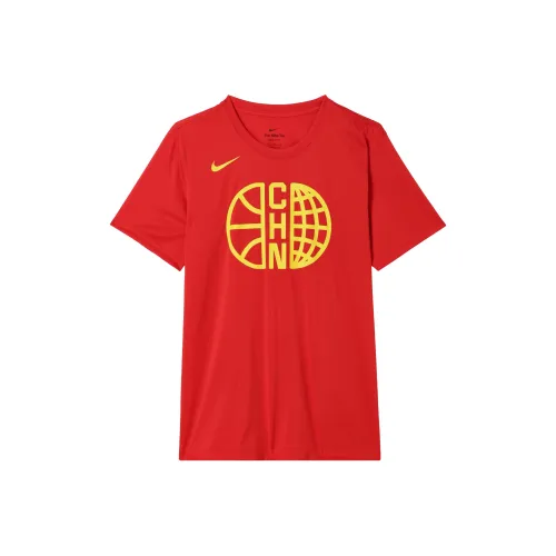 Nike T-Shirt Мужской Comet Red Comet Red Travel Yellow