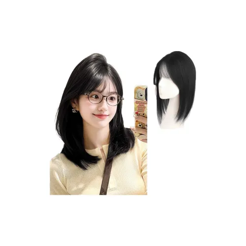 TIANKONGSHU Натуральный Реалистичный Полнота AT The Crown Заплатки для Волос 35 см