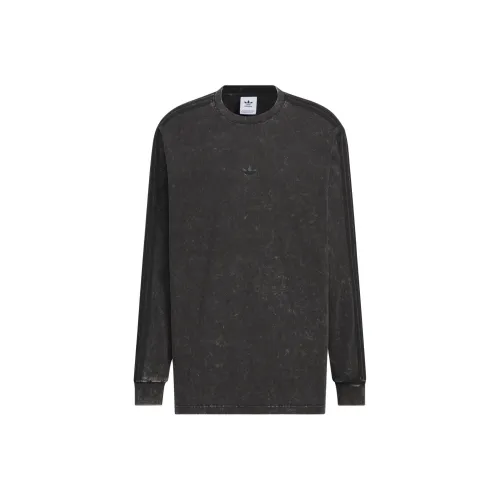 Adidas Originals WASHEDLONG Рукав Топ T Рубашка Мужская Черная
