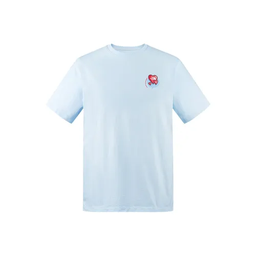 THE NORTH FACE Сердце T Рубашка Унисекс Фантазия Синий