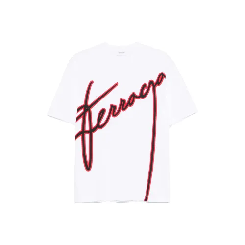 Ferragamo FW24 T Рубашка Мужская Белая