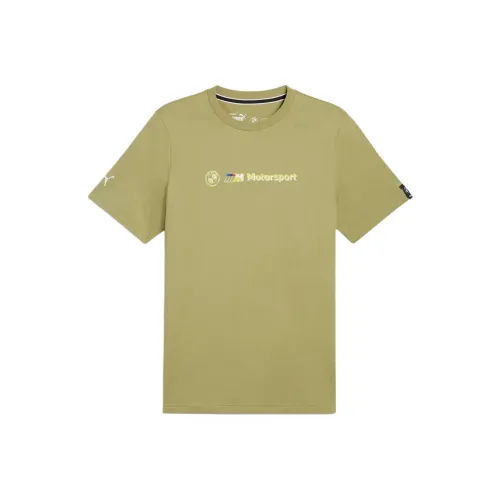PUMA BMW M Motorsport SS24 T Рубашка Мужская Зеленая
