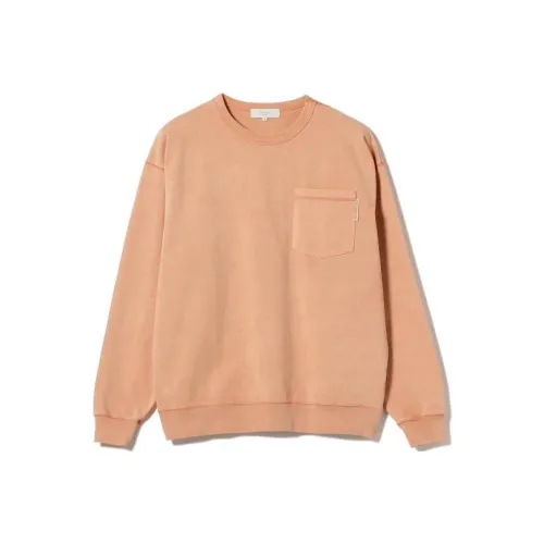 BEAMS совместный бренд Лосось Мужские Свитшоты