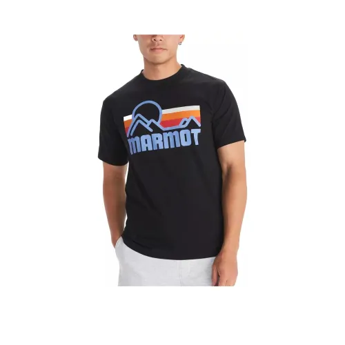 Marmot Черная Мужская T-Рубашка
