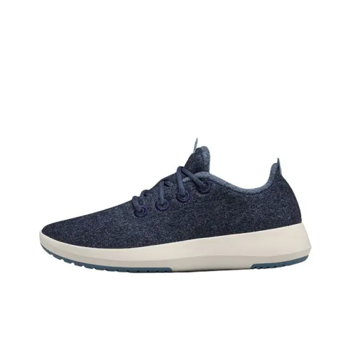 Allbirds Wool Runner Mizzles Беговые кроссовки Низкий топ Дикая природа Звезда Синий Женские